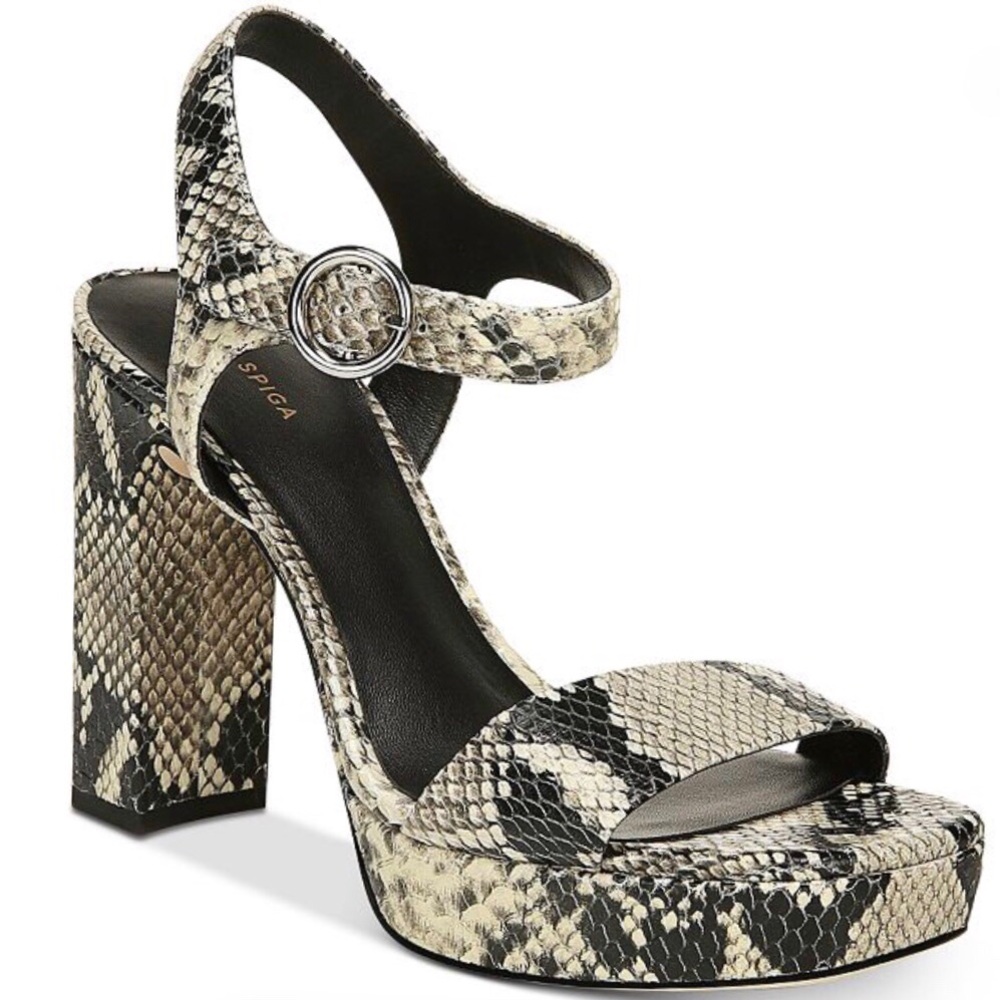 Via Spiga Snake Platform Sandals